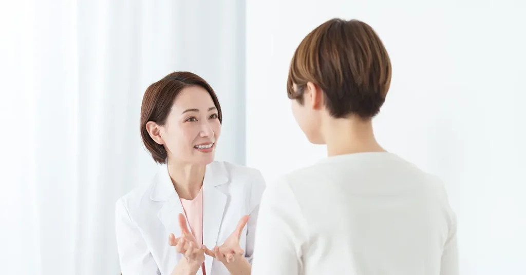 女性の診察